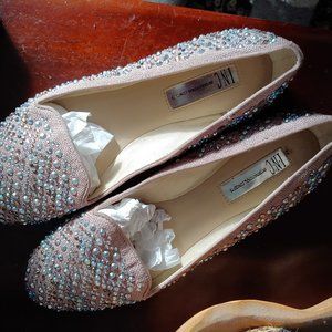 Jeweled slippers from International Concepts